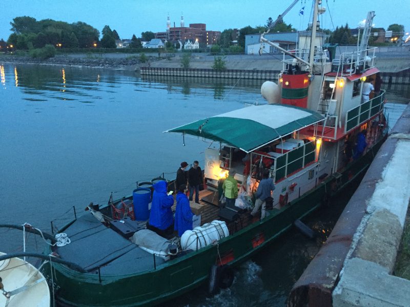 Le bateau qui a servi au tournage d’un documentaire a été amarré au quai numéro 2 de Sorel-Tracy | TC Média - Gracieuseté