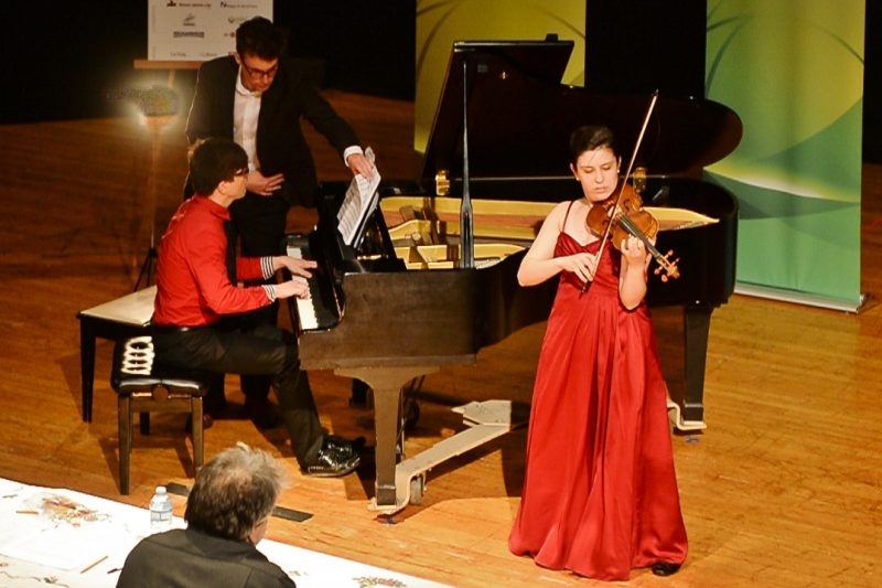La violoniste Marie Bégin a remporté la 13e édition du Festival-concours de musique classique Pierre-De Saurel, qui se déroulait du 1er  au 10 mai. | www.philippemanning.com