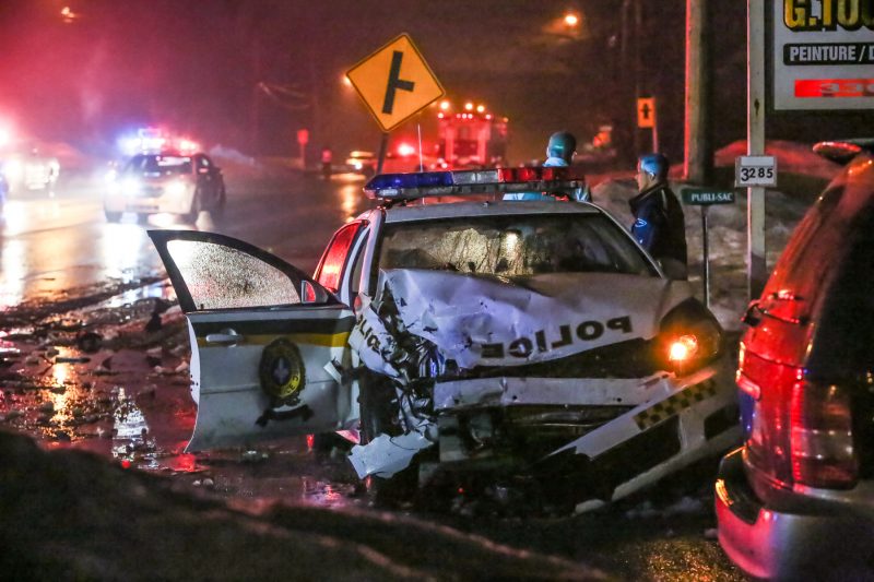 Un accident s'est produit sur le boulevard Fiset à Sorel-Tracy le 1er mars | TC Média - Pascal Cournoyer