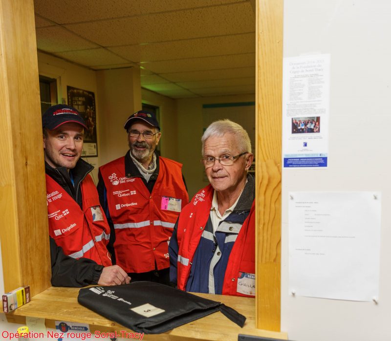 Les bénévoles d’Opération Nez rouge ont effectué près de 960 raccompagnements en 2015. | Gracieuseté/Jean-Marc Mainella