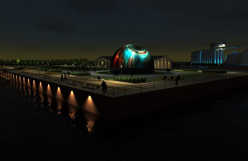 Le concept d'immersion interactive Statera se déroulera sur le quai no 2, près du traversier, à partir de juin 2018. | Gracieuseté