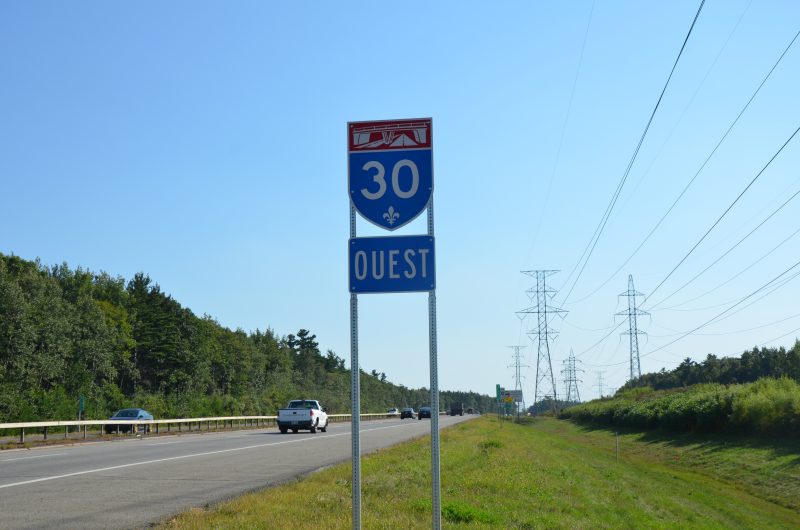 Transports Québec informe les usagers de la route qu’il procédera à des travaux d’inspection sur l’autoroute 30 est, à Saint-Roch-de-Richelieu, aujourd'hui. Ne vous fiez pas à la photo, il s'agit bel et bien de la 30 est (et non ouest)! | TC Média - archives