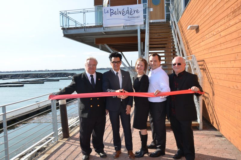 La Marina de Saurel et le restaurant Le Belvédère ont été inauguré le 5 mai à Sorel-Tracy. | TC Média - Sarah-Eve Charland