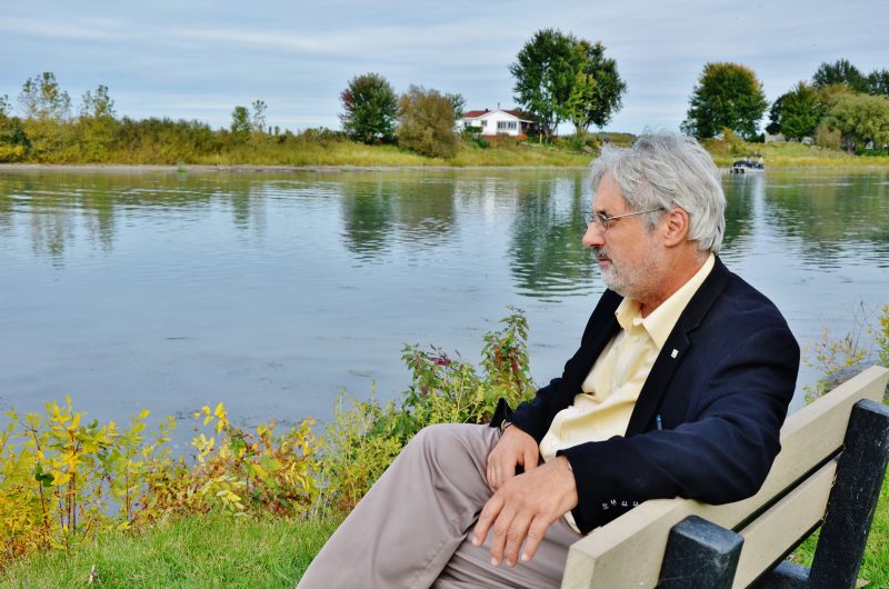 Le maire de Sainte-Anne-de-Sorel, Michel Péloquin, est en colère à la suite de l’autorisation de la Ville de Montréal de déverser ses eaux usées dans le fleuve Saint-Laurent. | Photo: TC Média - Julie Lambert