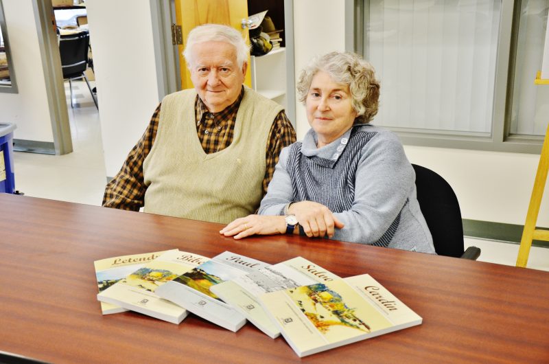 Roland Plante et Madeleine Blanche Lussier ont écrit cinq livres racontant l’histoire des familles fondatrices de Sorel-Tracy. | TC Média - Sarah-Eve Charland