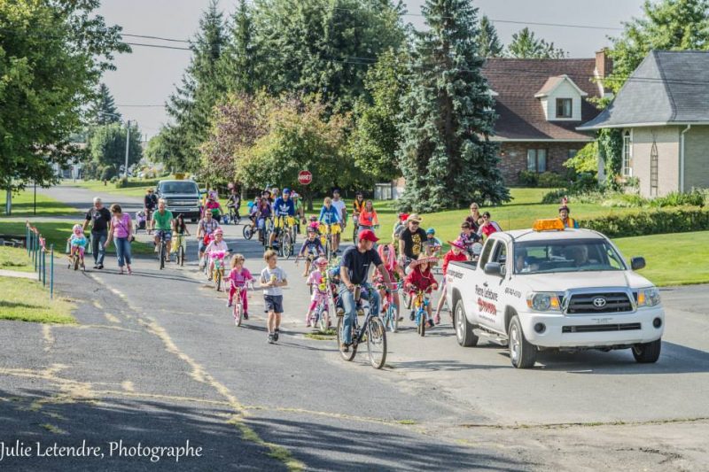 La parade des vélos décorés sera de retour le 23 août au Festival des Gros Casques de Yamaska. | Gracieuseté/Julie Letendre
