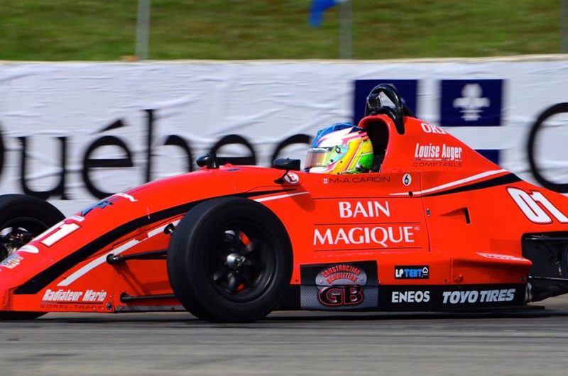 Marc-Antoine Cardin a terminé quatrième et sixième lors de ses deux courses au GP3R. | Gracieuseté de Philippe Belley www.WorldRacingPictures.com