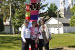 Un projet tricot-graffiti au carré Royal et au parc Regard-sur-le-Fleuve