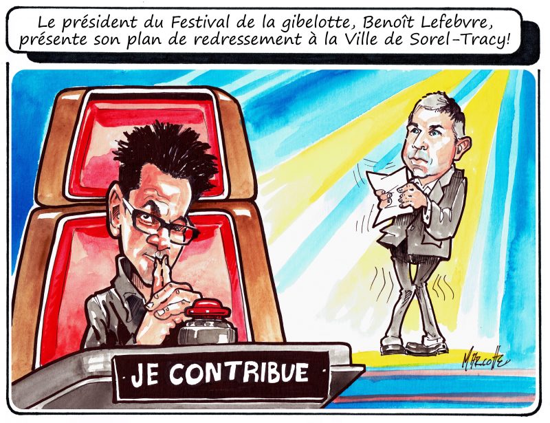 La présentation du plan de redressement vue par notre caricaturiste, Gilles Bill Marcotte! | Gilles Bill Marcotte