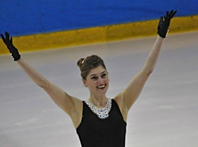 Kim DeGuise Léveillée a terminé deuxième devant plusieurs patineuses de qualité, le 6 novembre. | Photo: gracieuseté – Lise Boucher