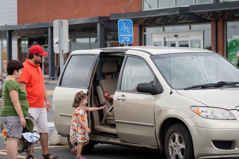 On voit plus d’espaces de stationnement pour les familles avec jeunes enfants. | Photo:TC Média - Gracieuseté/Caroline Morrisson