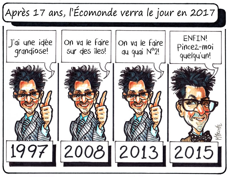 Caricature de Gilles Bill Marcotte - 14 juillet 2015. | Gilles Bill Marcotte