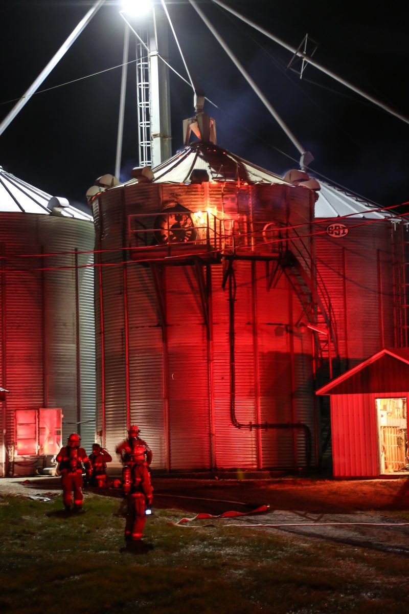 Un incendie a touché un bâtiment agricole situé à Sainte-Victoire-de-Sorel.