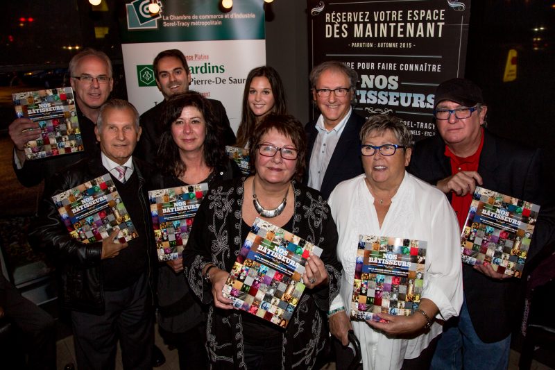 Plusieurs dignitaires étaient présents pour le lancement du livre «Nos Bâtisseurs» le 15 octobre. | TC Média - Pascal Cournoyer