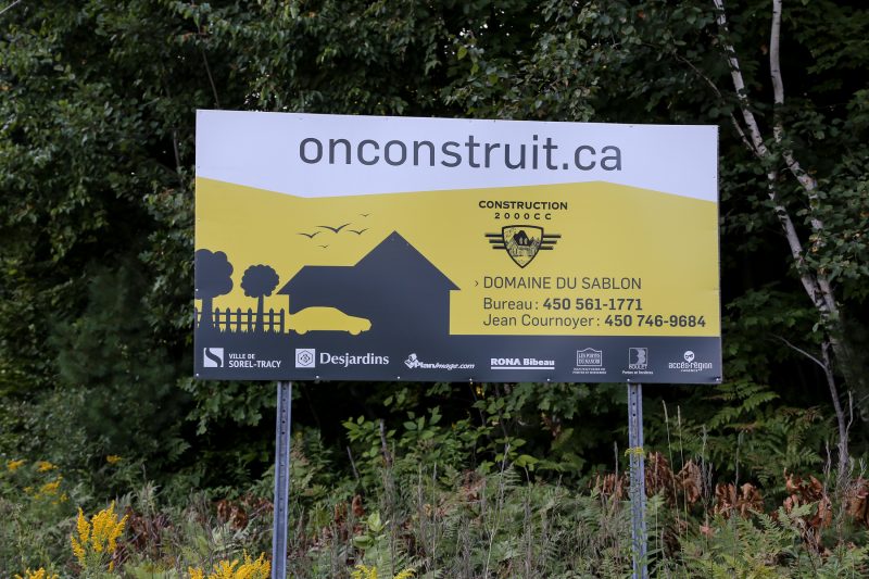La campagne onconstruit.ca restera malgré le retrait de la Ville de Sorel-Tracy comme partenaire. | Phhoto: TC Média - Pascal Cournoyer