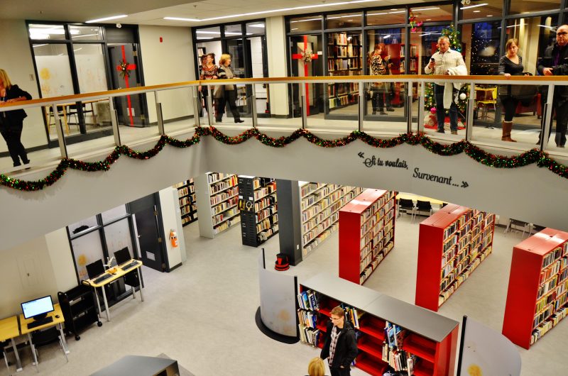 La bibliothèque Le Survenant est située au 145, rue George à Sorel-Tracy. | TC Média - Julie Lambert