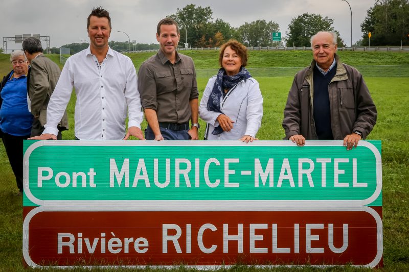 Le pont Maurice-Martel a été inauguré le 6 septembre au coin du boulevard Gagné et de l’autoroute 30. | Pascal Cournoyer