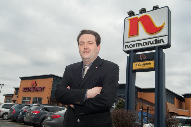 David Desrosiers a remporté le prix Restaurateur de l’année pour la chaîne de restaurants Normandin. | TC Media - Ghyslain Bergeron