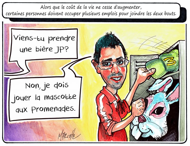 Le caricaturiste Gilles Bill Marcotte s'est inspiré de notre chef de nouvelles pour sa caricature de la semaine! | Gilles Bill Marcotte