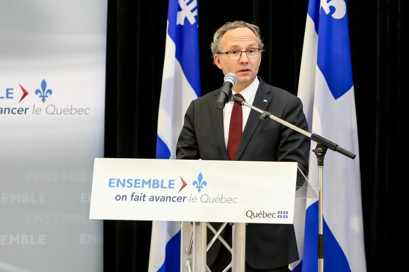 La loi déposée par le ministre Martin Coiteux a été adoptée le 17 juin. | Photo: TC Média - Pascal Cournoyer
