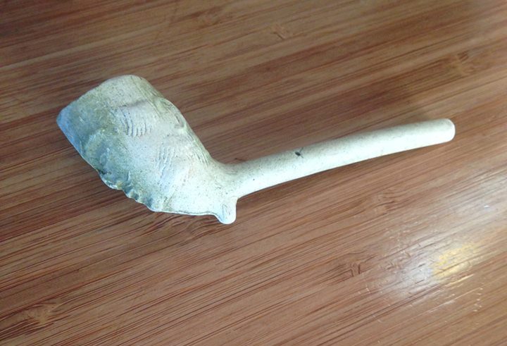 Une pipe très rare qui daterait des années 1840. | Gracieuseté