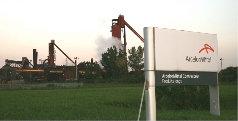 Une partie des usines d’ArcelorMittal à Contrecœur. | Photo:TC Média - Archives