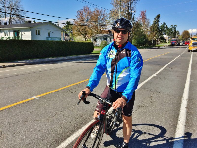 Le président du Club cycliste 2 HP, Mario Côté (photo), a testé les problèmes de lignage et croit que la situation devrait se régler. | Photo: TC Média - Julie Lambert