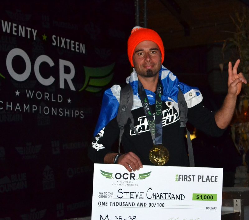 Grâce à sa première place aux Championnats du monde de courses à obstacles, le Sorelois Steve Chartrand s’est fait un nom dans ce sport. | Photo: Annie Marcouiller