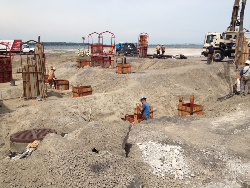 Les travaux sur le quai no 2 seront terminés en décembre prochain. | Photo: Gracieuseté – Ville de Sorel-Tracy