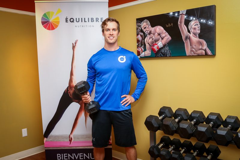 Le propriétaire d’Équilibre Nutrition, Jean-François Bélanger, lance sa plateforme d’entraînement, le 1er octobre prochain. | TC Média - Pascal Cournoyer