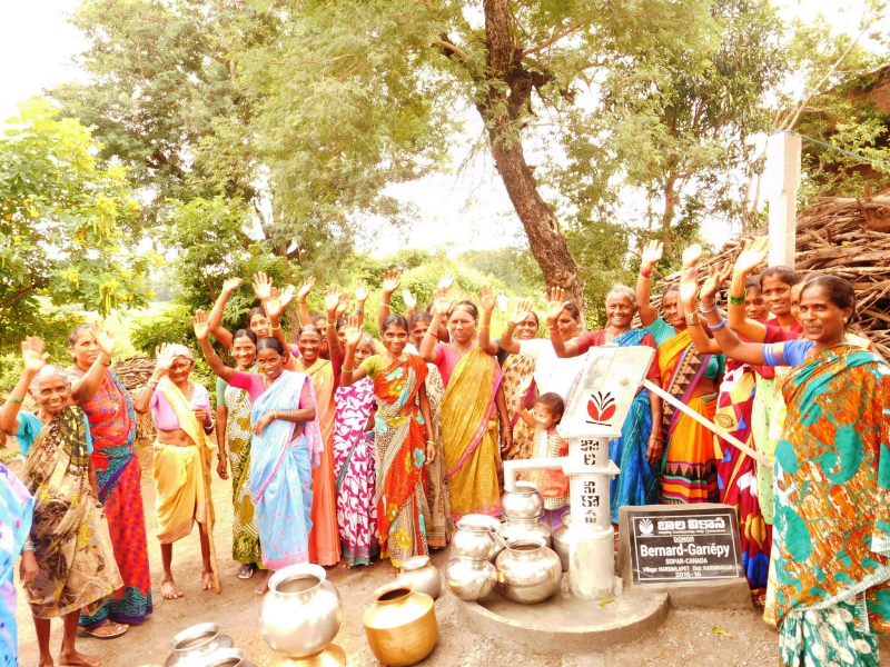 L’organisme Sopar a construit ce puits en Inde. | Gracieuseté