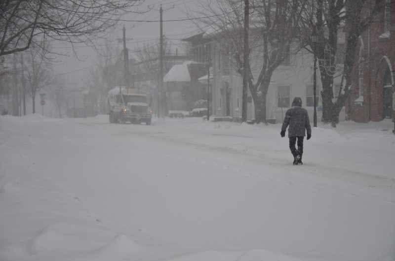 La première tempête hivernale est arrivée dans la région. | TC Média - Sarah-Eve Charland