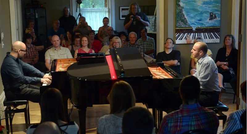 Le spectacle des deux pianistes avait été apprécié en juillet 2014. | Philippe Manning