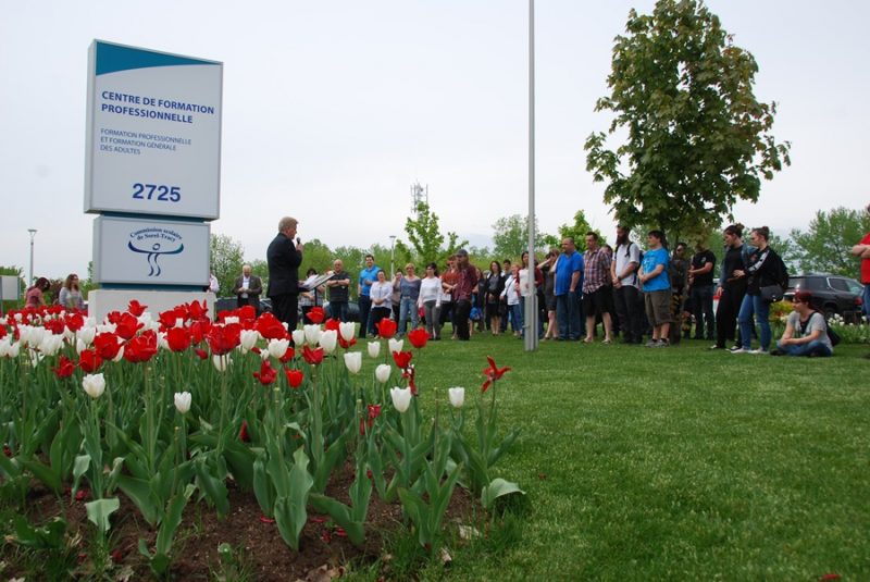 La cérémonie de floraison du jardin de tulipes a eu lieu le 24 mai. | Gracieuseté