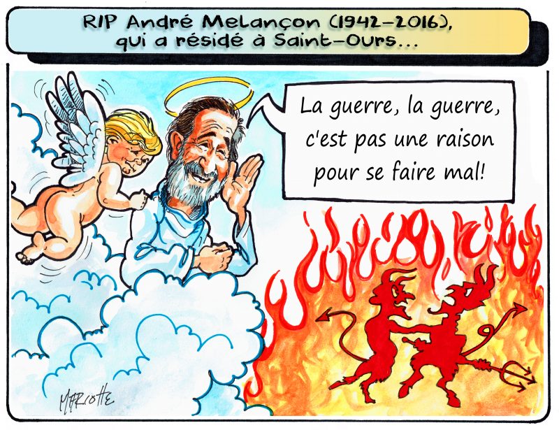 André Melançon a marqué Saint-Ours à sa façon... et continuera de marquer le paradis! | Gilles Bill Marcotte
