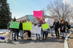 Enseignants et étudiants ont manifesté