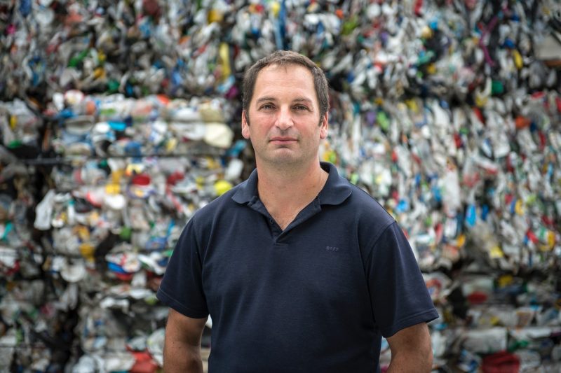 Le président d’Absolu technologies de recyclage, Martin Ménard (Photo : gracieuseté)
