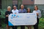 Mémorial Evelyne-Cardin : remise d’un montant de 4 612$ à la Fondation québécoise du cancer