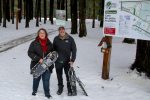 La neige hâtive ne fait pas que des malheureux dans la région