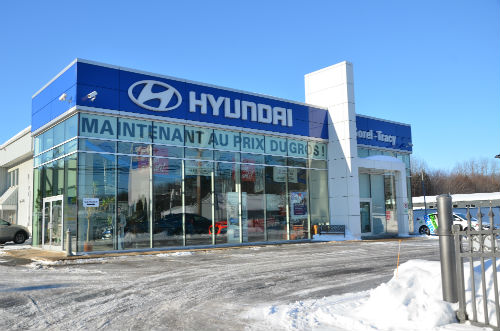 Les travaux chez Hyundai Sorel-Tracy devraient débuter le 1er avril prochain. 
Photo Katy Desrosiers | Les 2 Rives ©