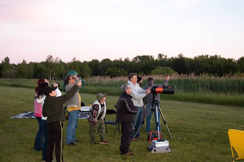 Le Club d'Astronomie Saurel organise plusieurs activités pour les astronomes amateurs pendant l'année. 
Photo gracieuseté 