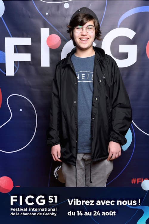 Jonas Lefebvre fera partie de la demi-finale du Petit Festival, dans la catégorie 10 à 13 ans. 
Photo gracieuseté 