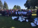 Près de 70 personnes ont nettoyé les berges du parc Regard-sur-le-Fleuve