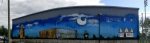 Une murale géante sur le Centre sportif de Contrecœur conçue par des jeunes