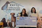 Le Doggy Party remet plus de 1000 $ au Centre animalier Pierre-De Saurel