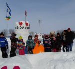 Des centaines de personnes à la fête familiale hivernale de Saint-David