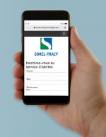 La Ville de Sorel-Tracy étend son système d’alertes par texto ou par courriel