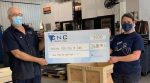 L’entreprise CNC Tracy remet 2608,50 $ à la Fondation Hôtel-Dieu de Sorel