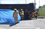 Collision avec un poids lourd : un cycliste perd la vie