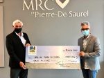 La MRC de Pierre-De Saurel reçoit 2 M$ de Parc éolien Pierre-De Saurel